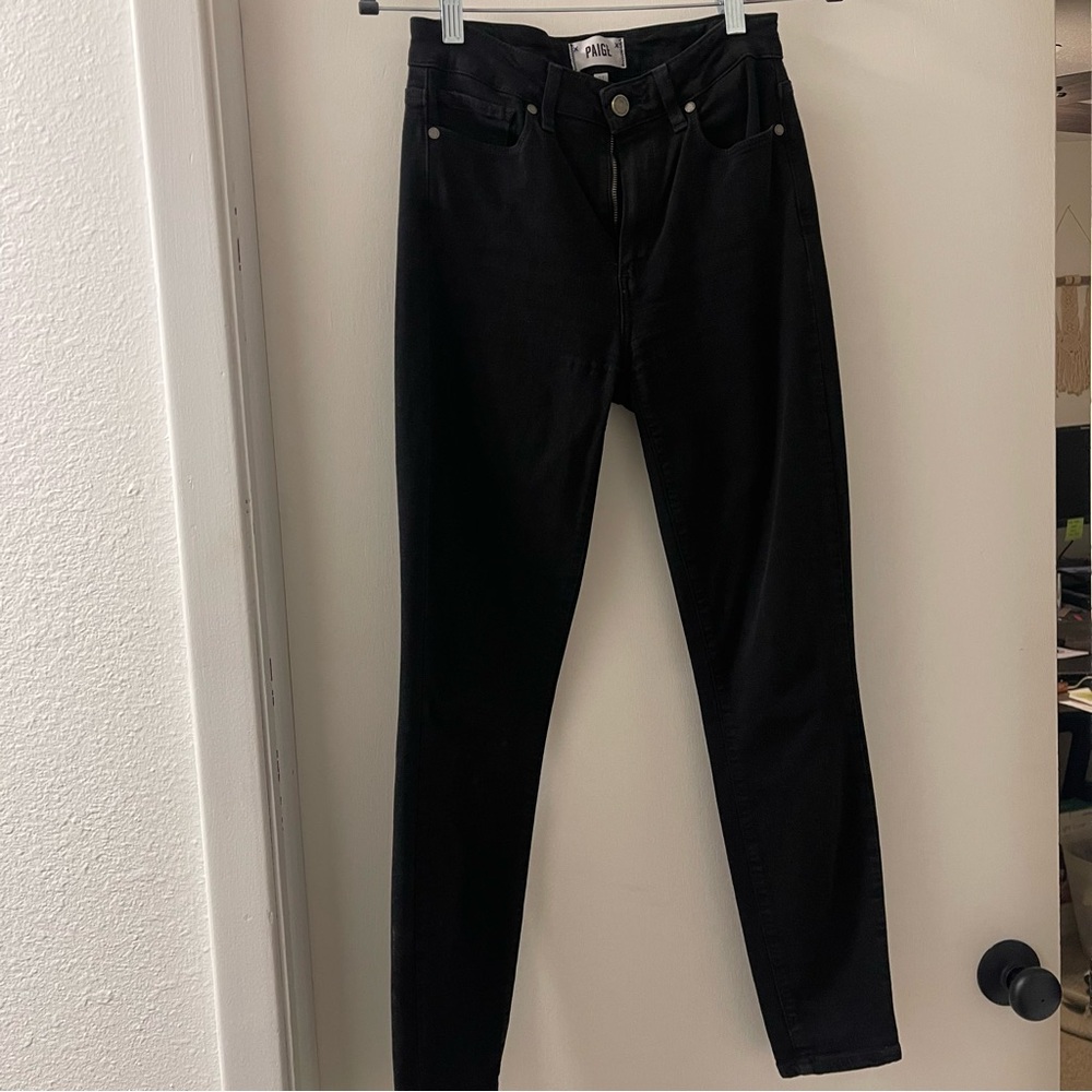 PAIGE Black Skinny Jeans